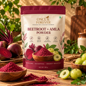 03 Handmade Candles 01 beetroot and amla powder pouch